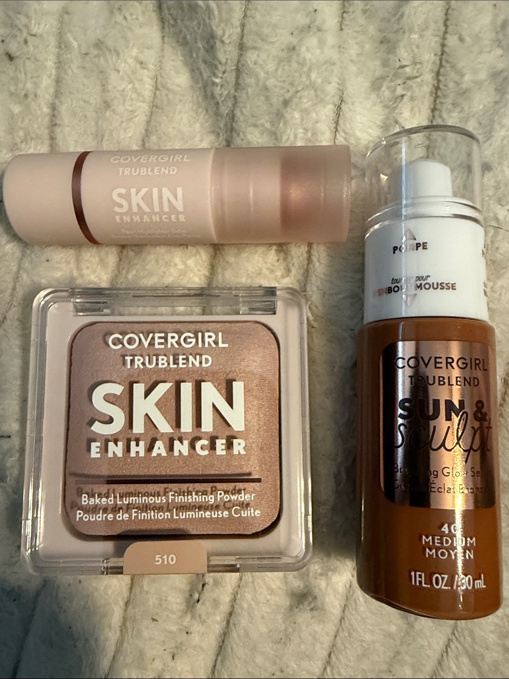 COVERGIRL TruBlend Skin Enhancer Trio - Rose, Bronze, Nude